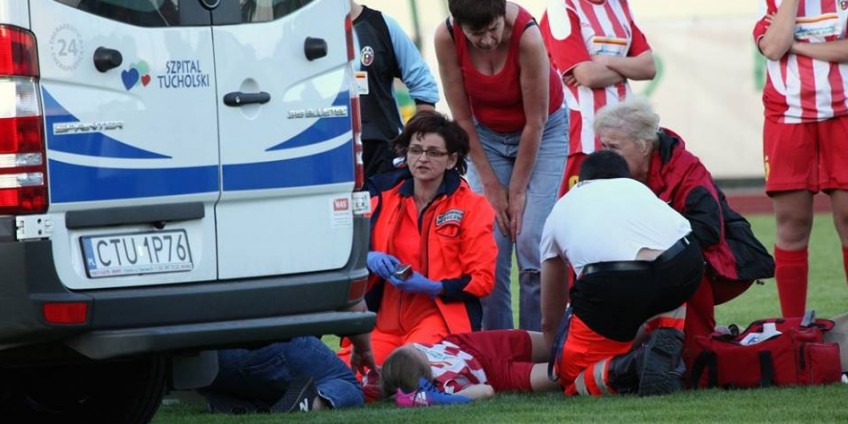 Kontuzja Ewy Prałat z Noteci Inowrocław