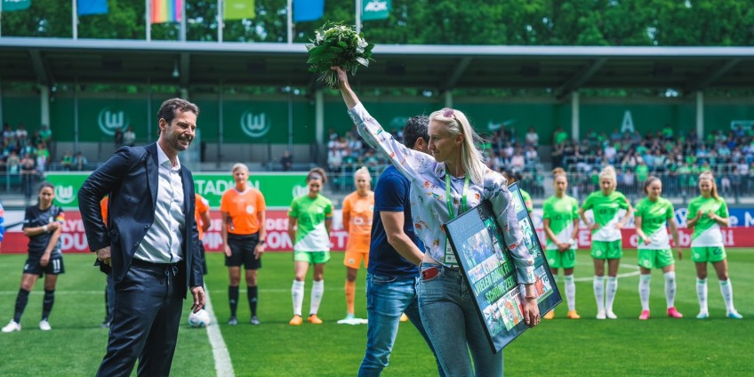 Kasia Kiedrzynek pożegnana przez Wolfsburg