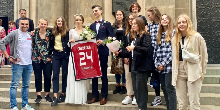 Ślub złotej medalistki U17 z Krakowa