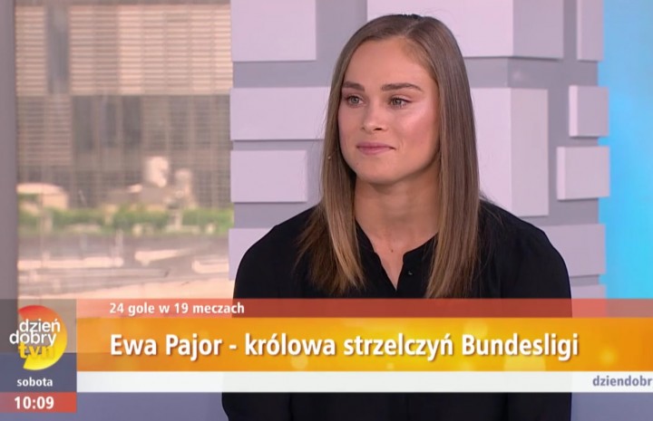 Ewa Pajor w Dzień Dobry TVN