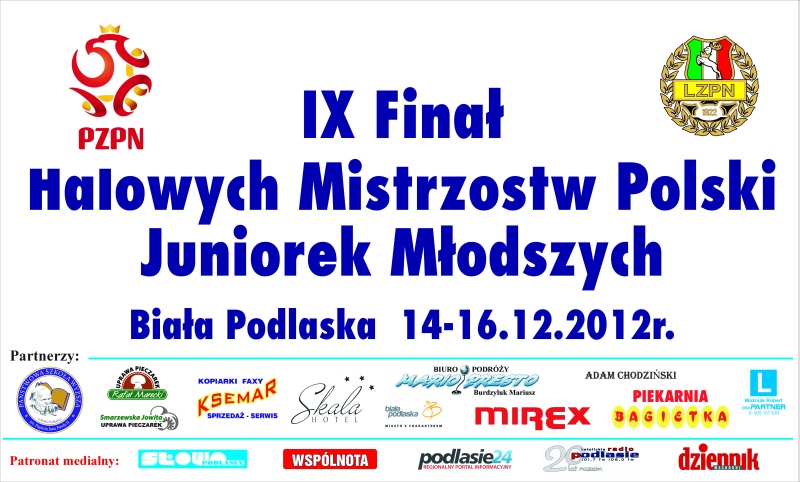 Halowe Mistrzostwa Polski Juniorek Młodszych - Biała Podlaska