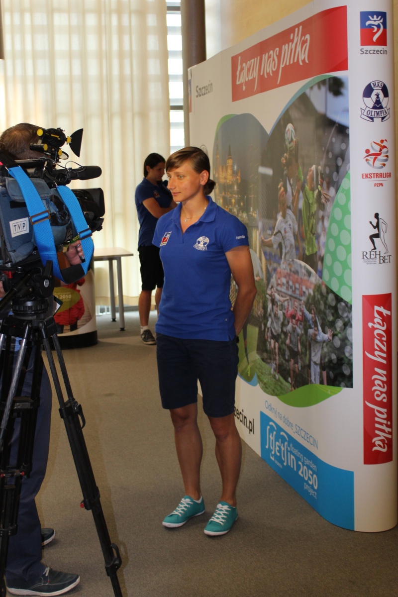 Olimpia Szczecin konferencja